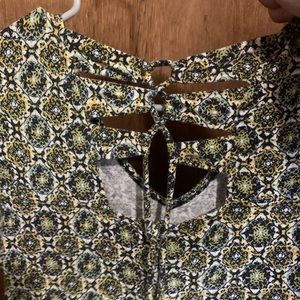 long & vibrant flowing dress